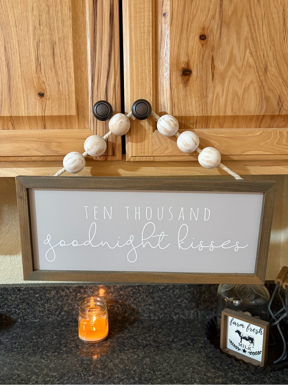 “Ten Thousand Goodnight Kisses” Wall Decor